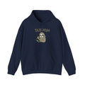 Taxi Mum Hoodie — Cute Sloth Driving Graphic Sweatshirt for Moms