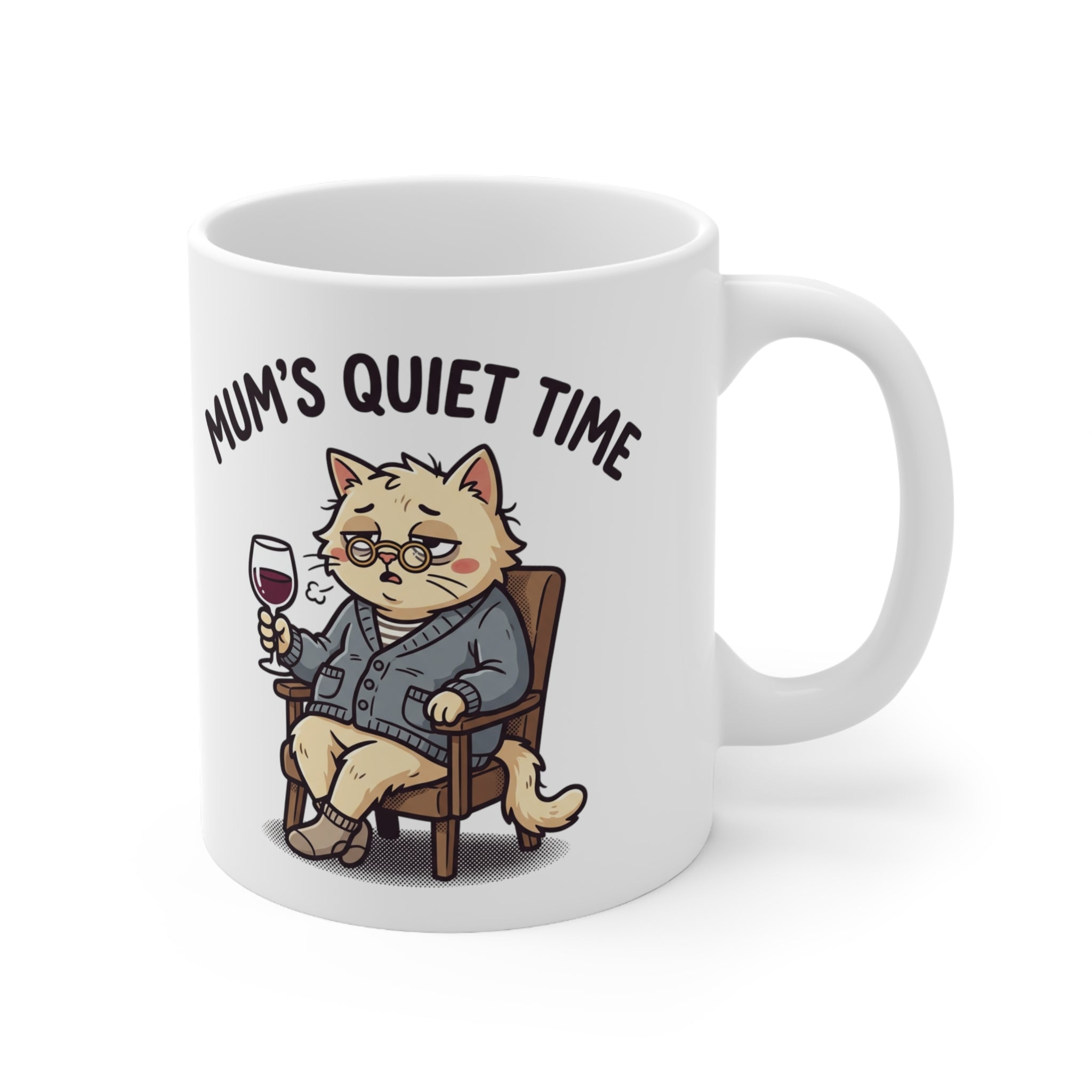 Mum’s Sippy Wine Mug — Funny Ceramic 11oz Coffee Cup