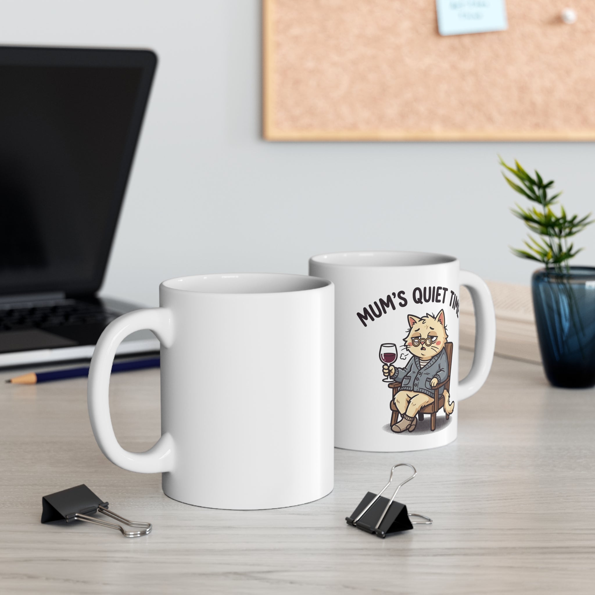 Mum’s Sippy Wine Mug — Funny Ceramic 11oz Coffee Cup