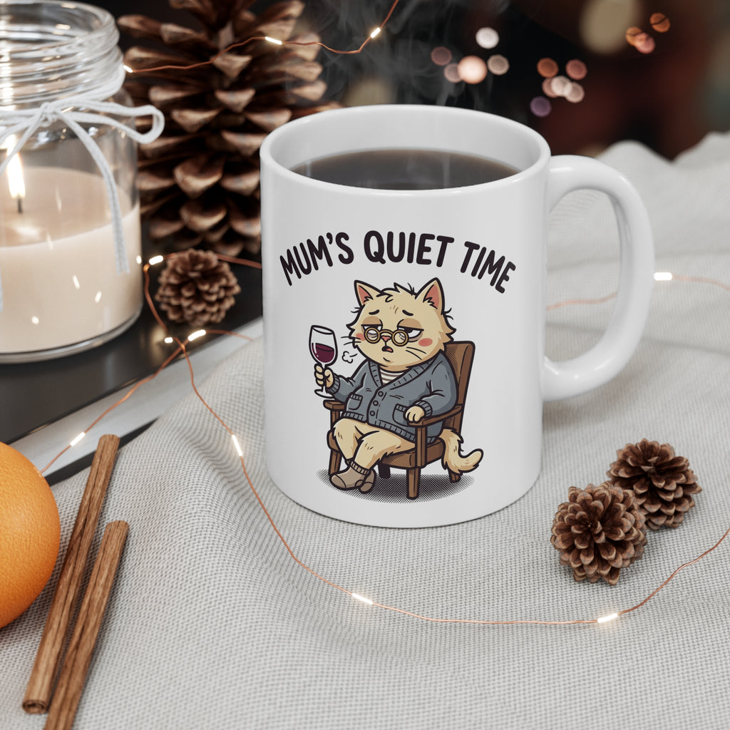 Mum’s Sippy Wine Mug — Funny Ceramic 11oz Coffee Cup